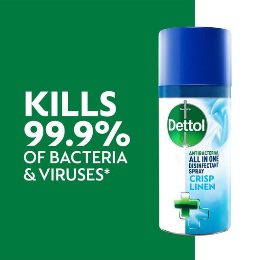 Dettol All-in-One Antibacterial Spray Crisp Linen 500ml image 1