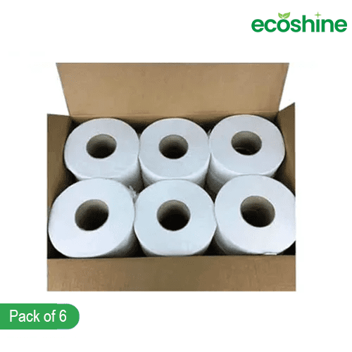 Jumbo Toilet Rolls – 2-Ply, 300m, 6-Pack with 76mm Core