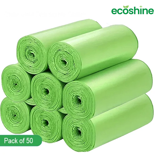 Biodegradable Food Waste Bags – Compostable Liners (Pack of 50)