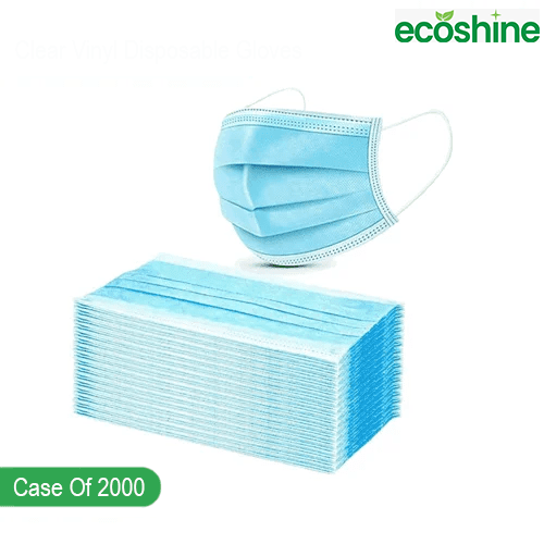 3-Ply Blue Face Masks (Case of 2000)