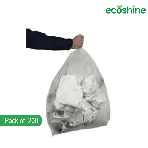 Medium Duty White Bin Bag (Pack of 200)