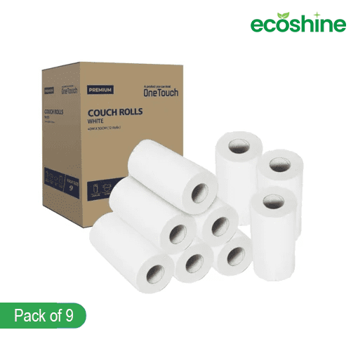 Pure Pulp White Couch Rolls (Pack of 9 Rolls)