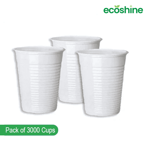 Disposable Plastic Cups: 7oz | White | 3000 Cups