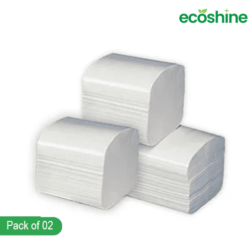 Commercial Toilet Paper Bulk Pack 2ply Toilet Tissue Paper 9000 Folded Sheets