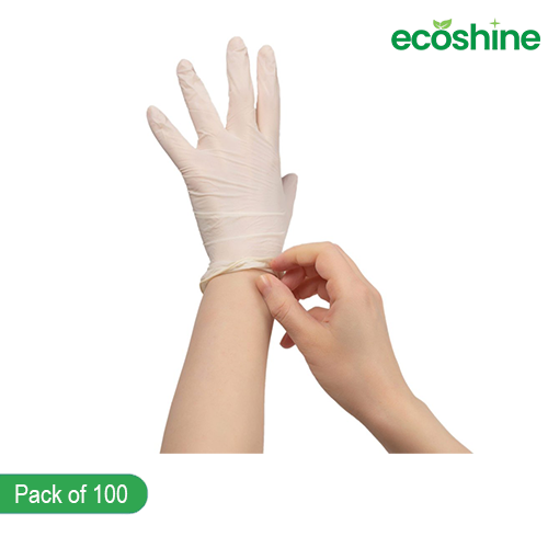 Safetouch White Latex Gloves | Premium Quality | Pack Of 100