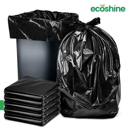Heavy Duty Black Bin Liners (Flat Pack 200) 18 inches 29x39
