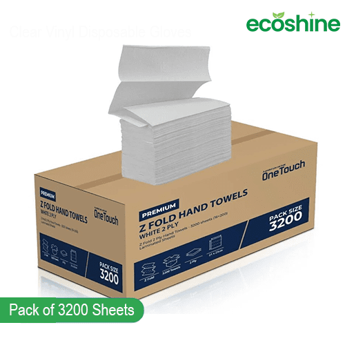 Z Fold Hand Towels | 2 Ply Paper Towels | 3200 Sheets