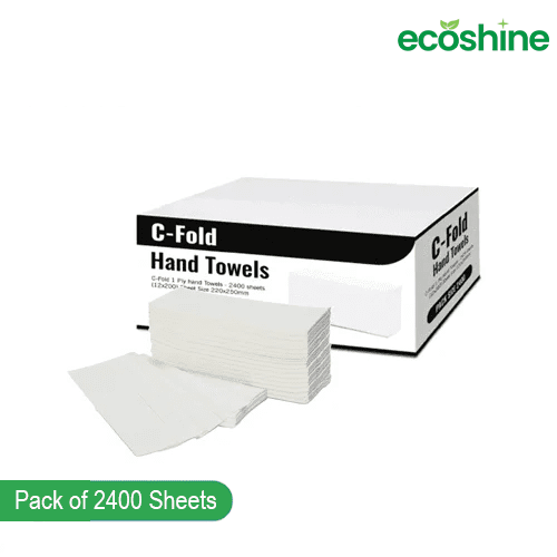 C Fold Paper Towels | 2 Ply White | 2400 Sheets