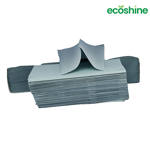 Blue Hand Towel | V Fold Paper Towels 1-Ply | 4000 Sheets in a Box