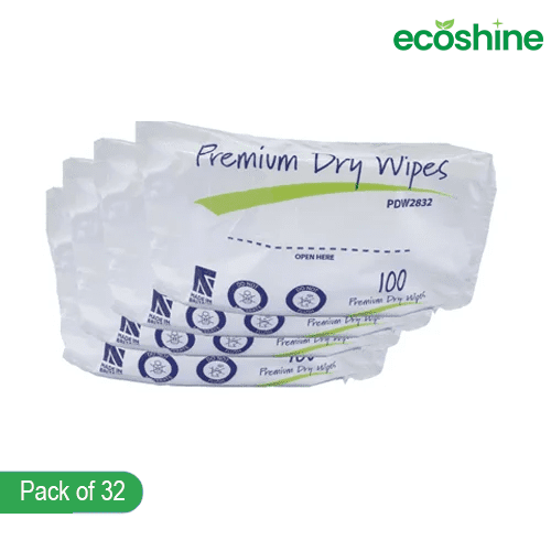 Case of 32 Packs of Premium Dry Patient Wipes