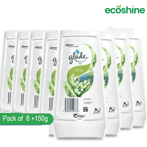 Glade Lily of the Valley Air Freshener – 150g Pack of 8 (8 x 150g)