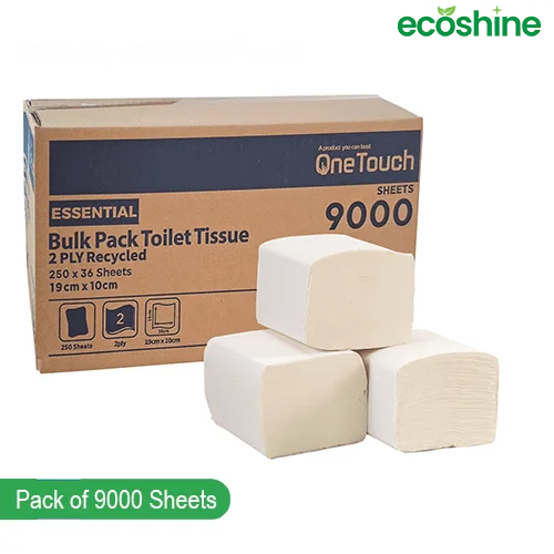 OneTouch Recycled Bulk Pack Toilet Tissue – 9,000 Sheets