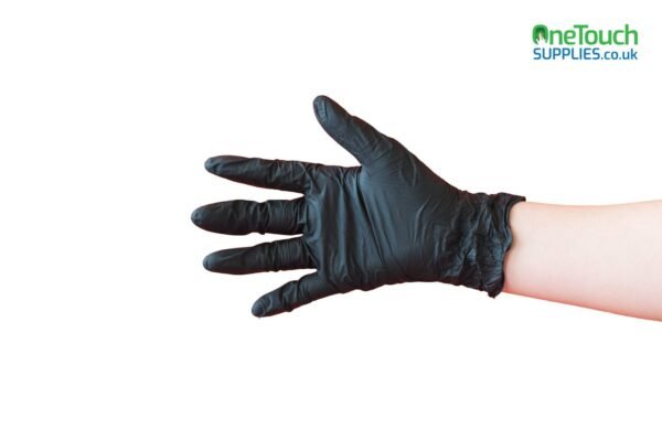Safetouch Black Disposable Nitrile Gloves - Pack Of 100 - Image 2