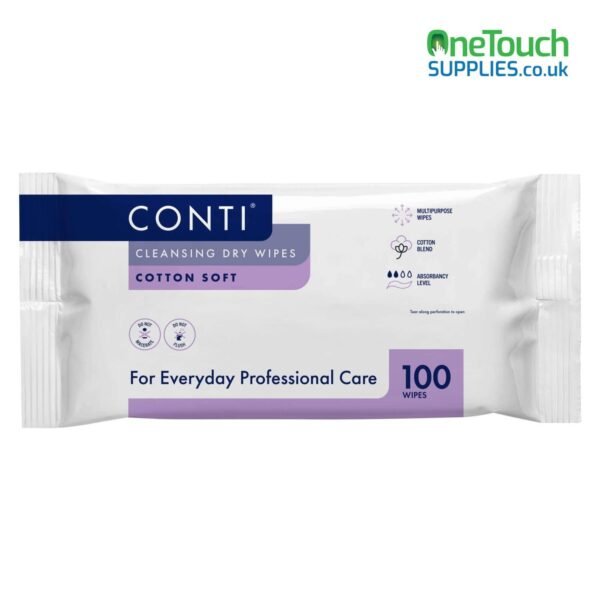 Conti Dry Patient Cleansing  Wipes - Cotton Soft