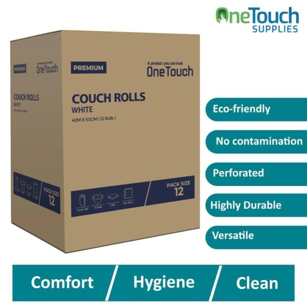 Pure Pulp White Couch Rolls (Pack of 12 Rolls) - Image 3