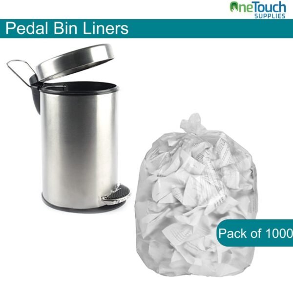 Pedal Bin Liners (1,000 bags per pack (10x100)