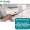 Ultra-Absorbent Kitchen Towels | Focus Premium 24 Roll Pack - Image 4