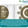 Ultra-Absorbent Kitchen Towels | Focus Premium 24 Roll Pack - Image 3