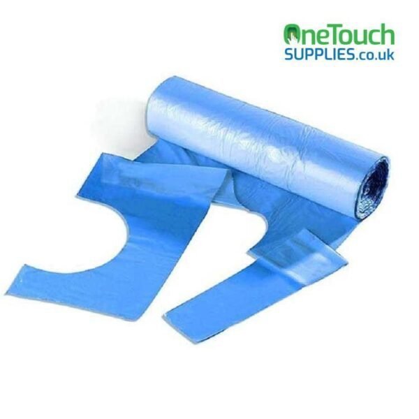 Disposable 8 Microns Blue Aprons On Roll Box of 1000(5x 200 per roll) - Image 2
