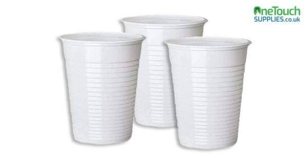 Disposable Plastic Cups: 7oz | White | 3000 Cups