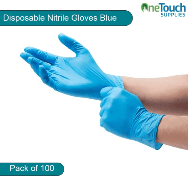 Blue Disposable Gloves | UK's Best Value Disposable Nitrile Gloves