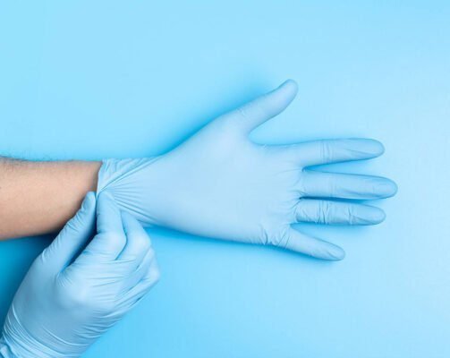 disposable nitrile gloves