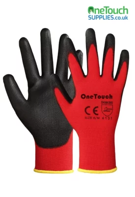 Red Nitrile Gloves